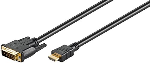 High Quality HDMI-DVI 18+1 polig Stecker vergoldet Verbindungskabel 2,0m