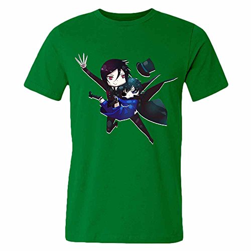 Preisvergleich Produktbild Cotton Mens Funny Black Butler T-shirt XXL
