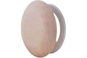 ‎WELL SOLUTIONS Well Solutions Sauna Lüftungsklappe Lüftventil rund 100 mm Saunazubehör Sauna Abluftschieber...