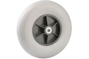 ROLKO KOHLGRÜBER GMBH Rad m. Ku.-Rippenfelge schwarz TPE 200x50 gr.,NL62 f. Rollator, Zubehör für Rollatoren