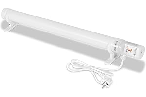 Sonnewelt 120W Gewächshausheizung Elektrische Heizung für Gewächshäuser mit Timer-, Zeitplan- und Zyklusfunktion,Ideal für Schränke und Gewächshäuser