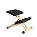 Produktbild Multi Balans Ergonomischer Stuhl von Varier – Naturliche Esche Struktur, Schwarzer Stoff Sitz