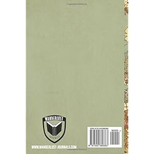 Diario de viaje Mapa del mundo vintage antiguo. Cuaderno de notas para regalar: Wanderlust Journals