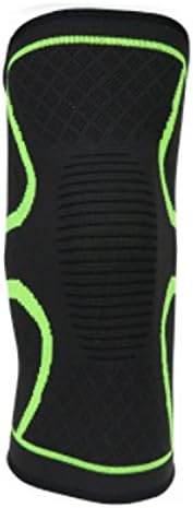 Beauty Nymph Knee Pads ，Men Women Breathable Silica gel Anti-slip Silica Gel Kneepad Sleeve Sport Protector Equipment-1Pair (green, S(12* 5.9in))