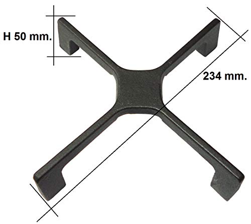 Ariston Hotpoint Griglia in ghisa 1 fuoco Piccolo Ausiliare 234 x 234 C00095135 G0224