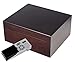 Produktbild Lifestyle-Ambiente Cigar Oasis Ultra Walnuss Furnier dunkel Humidor V-550 inkl Tastingbogen