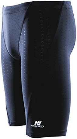 HNSD Swimwear Men's Sharkskin Water Repellent Men's Swimming Swim Trunks Sport Shorts Men Swimwear Navy Blue/XL
