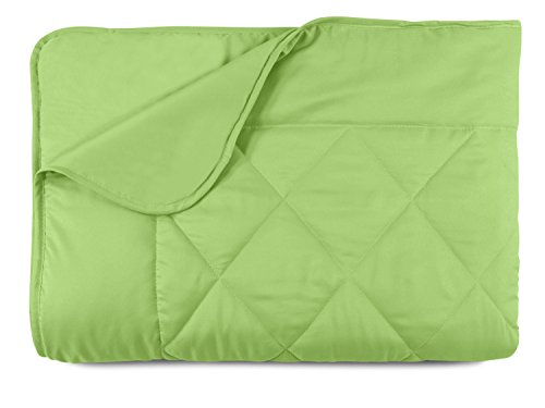 Doppelpack zum Sparpreis – Leichtsteppbetten aus samtweichem Mikrofasergewebe – Maße ca. 135 cm x 200 cm – vielseitig verwendbar – erhältlich in 8 modernen Farben – geprüfte nach Öko-Tex Standard 100, apfel - 3