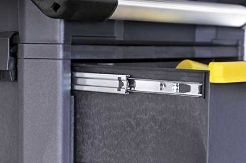 Stanley Rollende Werkstatt 2in1, 19″ Werkzeugtrage mit Organizer, Schublade, Teleskopgriff, aus Kunststoff, STST1-79231 - 13