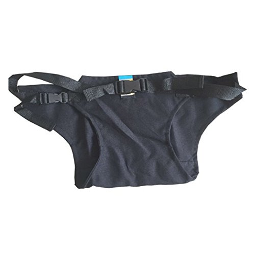 PYRUS Portable Travel High Chair Baby Seat Belt Toddler Safety Harness Lightweight Washable (black)