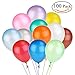Price comparison product image NUOLUX 12 Inch Assorted Bright Color Latex Balloons 100pcs (Random Color)