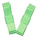 NeedyBee Neon LimeGreen Double Deck Bow Clip - Pack of 2 RS.68.00