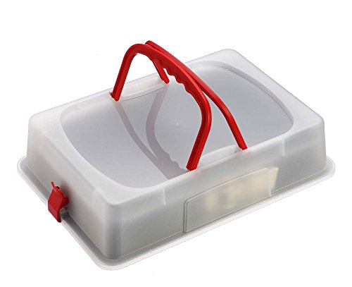Dr. Oetker 1123 Rechteck-Springform mit Servierboden und Transporthaube 29x42x7cm BackIdee Kreativ - 5