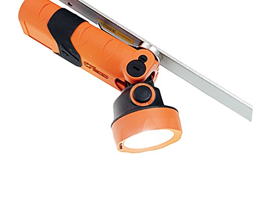 ADALIT Taschenlampe LED-Industriehandleuchte IL-300 ATEX mit Notstromfunktion wiederaufladbar, 1 Stück, orange / schwarz - 6