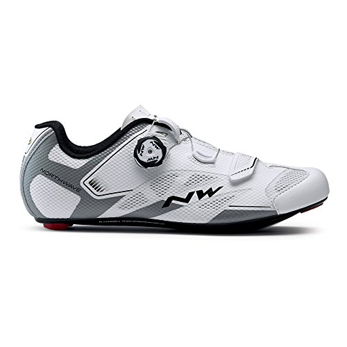 Northwave Sonic 2 Plus Rennrad Fahrrad Schuhe weiß/silber 2016