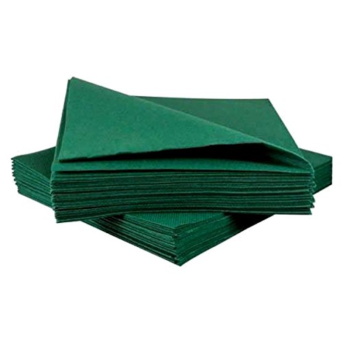 TableSMART Napkins Green Size 33x33cm 2Ply - Pack of 100