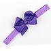 Baby Toddler Infant Bowknot Headbands Elastic Hair Band Simple Soft Pure Color Headwear Fabric