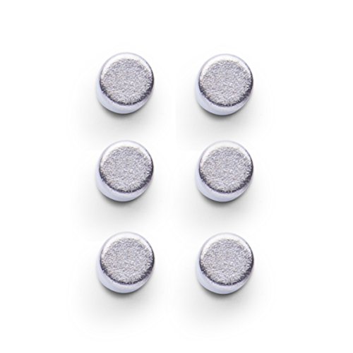 Zeller 11224 Magnet-Set 6-teilig, extra stark, ø 0,6 x 0,8 cm , edelstahl