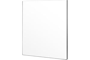 HEIHAK 300×300mm Clear Plexiglass Sheet, 10mm Thick Clear Acrylic Sheets Perspex Plastic Sheet, Durable Transparent Acrylic Sheets for Picture Frame, Painting, Display Projects, DIY Craft