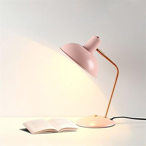 WQRTT® Led Table Lamp Desk Light Modern Simple Desk Read Office Bedside Study Table Lamp,pink