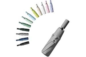 erised's bifrost Portátil Paraguas plegable de viaje Mango de apertura/cierre automático Capa de revestimiento/Protección UV anti UPF 50 99,9% compacto Paraguas de golf Hombres Mujeres Niños