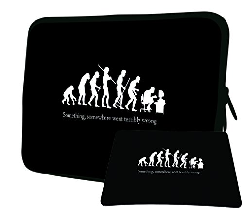 LUXBURG 8 - 17,3 Zoll Notebooktasche Laptoptasche Tasche aus Neopren Schutzhülle Sleeve für Laptop / Notebook Tablet Plus Free Mouspad! Für Apple, Acer, Chromebook, Dell, HP, Lenovo, Samsung Laptop