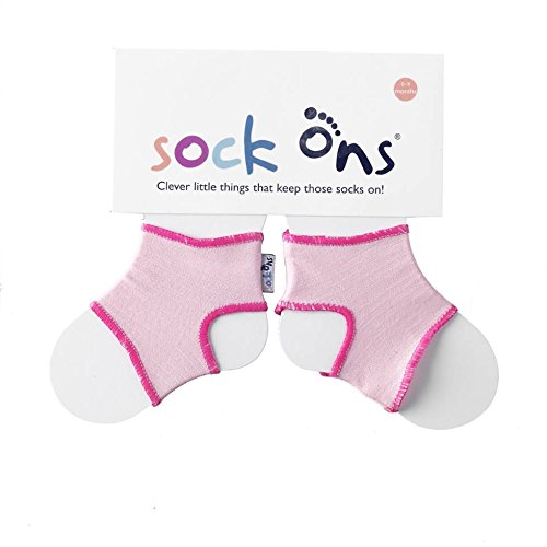 Sock Ons Socks - 0-6 Months, Baby Pink