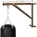 Produktbild Farabi Boxsack-Wandhalterung Boxsack Wandhalterung Heavy Tasche Wandhalterung Heavy Duty Workout Rahmen Boxing Bag Kleiderbügel Ständer Training Heavy Bag Wandhalterung starrer Wand Unterstützung (folded-gold, 2.5-ft)
