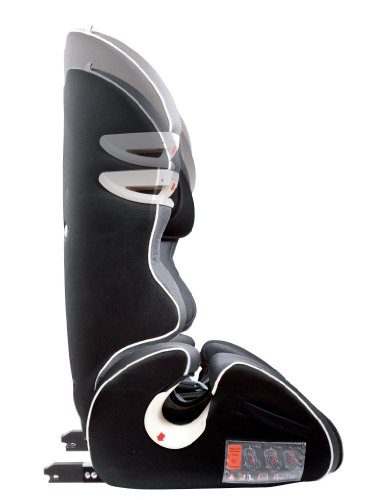 Kiwy Kinderautositz Gruppe 1/2/3 mit Isofix 9/36 Kg, carbon - 2