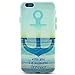 Price comparison product image PowerQ Retro Colorful TPU Pattern Series for IPhone 6 6S IPhone6 IPhone6S Case Bag Pattern Print Printing Drawing Cell Phone Case mobile Cover Soft Protect Skin (Sea Anchor)
