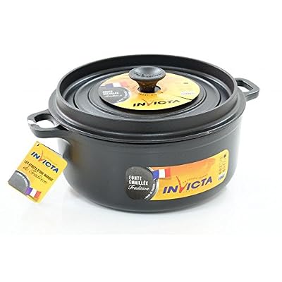 Invicta 3022415 Cocotte Rond Fonte Emaillée