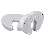 Mudder Schaum Tür Stopper Fingerschutz für Baby Sicherheit – 3er-Pack (weiß) - 4