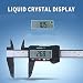 Produktbild MMLC Klassischer Digitaler Messschieber, Professionale Kohlefaser Schieblehre mit LCD Anzeige, In / mm, 150mm / 6-Zoll Messbereich, (Black)