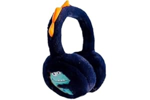 SJTJSPX Cache-oreilles Mignon Dinosaures,Cache-oreilles Filles Garçon,Peluche Douce&Chaud Protecteurs d'oreilles Enfants Couvre-Oreille Pliables Hiver Chauffe-oreilles Extérieur Fourreau d'oreilles