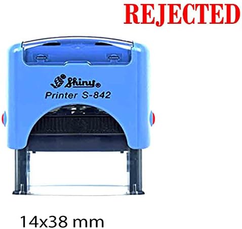 REJECTED Shiny Self Inking Rubber Stamp Office Stationary
