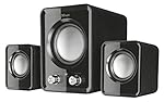 Trust Ziva Kompaktes 2.1-Subwoofer-Lautsprecher Set (12W) schwarz