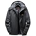 Produktbild Sannysis Herren Jacke Herbst & Winter Langarm Übergangsjacke Outdoor Cashmere Verdickung Hoodie Reißverschluss Sport Outdoor Assault Coat Mantel