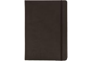 Collins Legacy notatnik A5 z twardą okładką, 240 stron o gramaturze 80 g/m² - czarna okładka