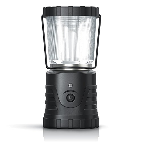 Brandson – 13W Outdoor LED Camping Laterne | LED Camping-Leuchte | Camping Lantern | 2 verschiedene Helligkeitsstufen | 3 Lichtmodi (Ein/Aus/Blinken) | 200 Lumen | | Energieeffizienzklasse A | Tragegriff | transportabel | batteriebetrieben | wasserabweisend | stoß- und vibrationsfest | schwarz - 3