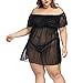 Produktbild MAYOGO Negligees Transparent Lang Sexy für Mollige,Damen Spitzen Pyjamakleid Oversize Nachthemd Erotik Dessous,Große Größen S-7XL