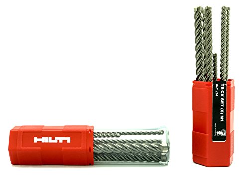 HILTI Original TE-CX Set (6) M1 Bohrersatz SDS plus 5-12 mm Bohrer für Beton, 6 Stück, 7613023579243 - 4