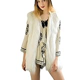 iHENGH Vorweihnachtliche Karnevalsaktion Damen Winter Jacke Dicker Warm Bequem Slim Parka Mantel Lässig Mode Frauen Damenmode Lange Weste ärmellose Oberbekleidung Lange Haare