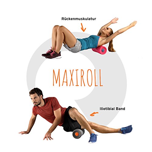 RELAXROLL (das Original) ergonomische Faszienrolle | Massagerolle | Schaumstoffrolle MADE in GERMANY | Effektive Behandlung von Rückenschmerzen, Nackenschmerzen, Achillessehneschmerzen und schweren Beinen –>> verschiedene Varianten - 6