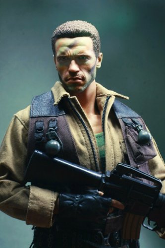 Major Dutch Schaeffer Figure 1:6th Scale Deluxe Action Figure - Predator 12 Inch Hot Toys Movie Masterpiece