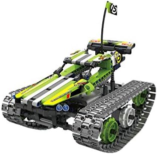 Teknotoys 85000024 XciteRC Active Bricks RC Crazy Car Off-Road Chain Vehicle Construction Kit with Remote Control