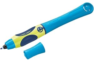 Pelikan Griffix Ink Pen, Right-handed, Ergonomic, Rollerball, Neon Fresh Blue