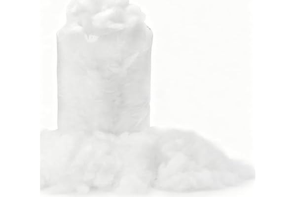 Ranjima 200 g konstsnö dekorativ snö jul, fyllnadsvadd för moln julgran dekoration konstsnö bomullsdekoration falsk inomhus snö för julgran vinter heminredning vinterkappa by