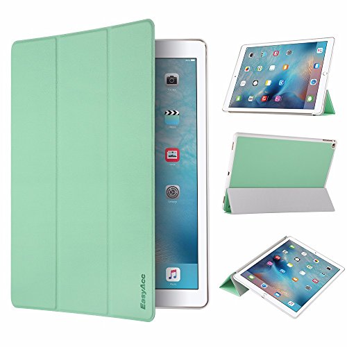 EasyAcc iPad Pro 12.9 2015 Hülle Case – mit Standfunktion und Automatischem Schlaf Funktion für iPad Pro 12.9 2015 (Modellnummer A1673 A1674 A1675) – Minze Grün, Kunstleder, Ultra Dünn - 7