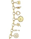 Anne Klein Damenuhr Analog Quarz mit Metallarmband 10/N7604CHRM in der Farbkombination Champagner/Gold