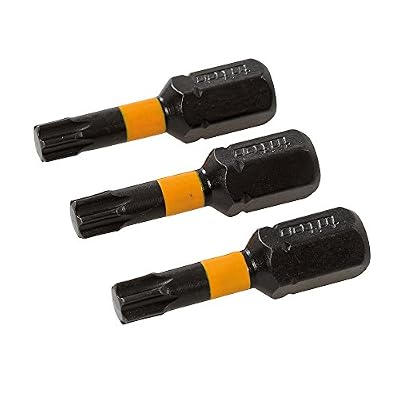 Triton TPTA51412578 Lot de 3 Embouts de vissage impact T25